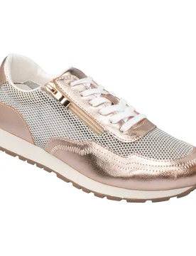 Komfort-Meshsneaker H-Weite „Martina“ 36 gold - wonderwalk - FashionsVida