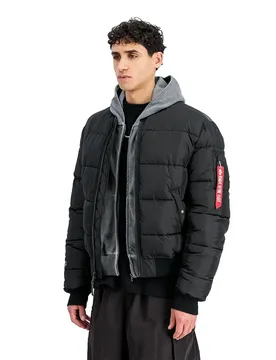 Industries Giacca Imbottita Ma-1 Logo Black 2XL