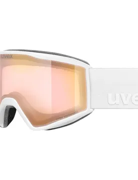 Lunettes De Ski Photochromiques Blast V Reconditionné White Matt Variomatic Rose-Clear/CAT1-3 Homme