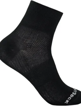 COOLMESH LL QUARTER LAUFSOCKEN Unisex black L / 41,5-45 - Wrightsock - FashionsVida