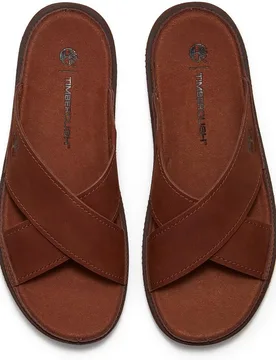 Sandalias de piel de hombre tipo slide - Timberland - FashionsVida