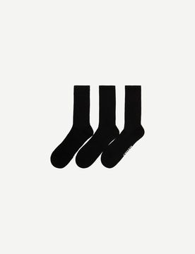 Pack De 3 Paires De Chaussettes Sport L Noir