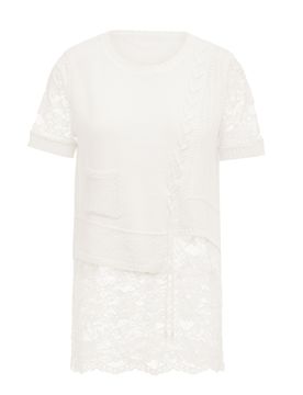 LUREA Jersey blanco natural