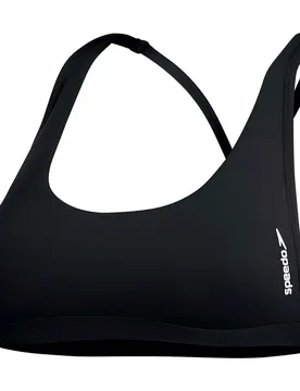 Solid Convertible Bikini Top Anthracite 2XS Women - Speedo - FashionsVida