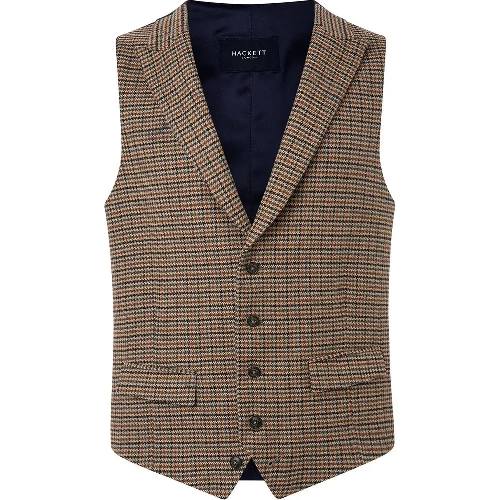Gilet Autumn Gunclub Brown / Multicolor 38 - Hackett - FashionsVida