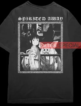 A-Spirited Away Shirt | Back Print, Hayao Miyazaki, Ghibli Totoro Shirt Gift, Ghibli No Face Shirt, Howl's Moving Castl - Aliexpress - FashionsVida