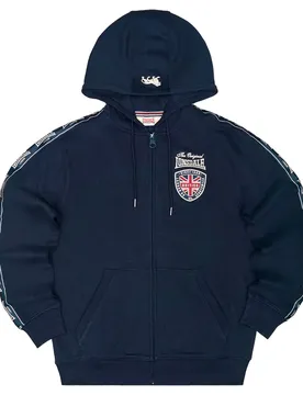 Sweat-shirt à Zip Matfen Dark Navy / Ecru S
