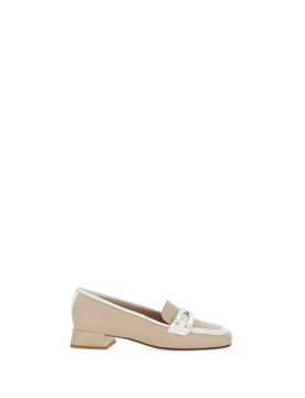 Mocassini in pelle BEIGE 36