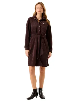 Vestito Midi A Maniche Lunghe T260282 Hazel Bloom XS - Garcia - FashionsVida