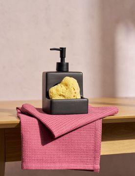 Dispenser per detersivo per piatti puntinato - nero
