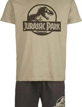 Schlafanzug - Logo - S bis 3XL - für Männer - Größe XL - multicolor - EMP exklusives Merchandise! - Männer - male - Jurassic Park - FashionsVida