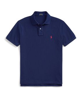 Polo Custom Slim Fit azul oscuro M