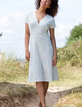 Cheselbourne Womens 95% Cotton Jersey Dress - - Size: 16 - Kite Clothing - FashionsVida