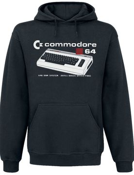 Gaming Kapuzenpullover - 64K RAM Hoodie - S bis XXL - für Männer - Größe L - schwarz - Männer - male