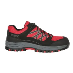 Mens Sandstone Safety Trainers (Red/black) - Size Uk 8