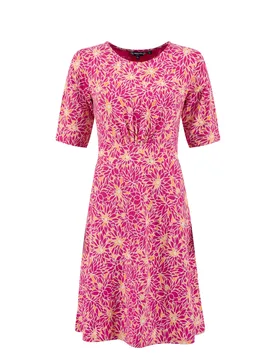 Weird Fish Cassandra Jersey Swing Dress Size 20 - new-arrivals all new-arrivals womens offers all-offers offers womens-offers women women all-womens w - Gerbera - FashionsVida