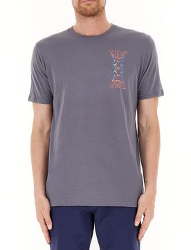 T-shirt con stampe GRIGIO LG
