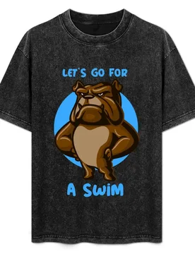 Let's go for a Swim (dog!?) T-Shirt - Aliexpress - FashionsVida