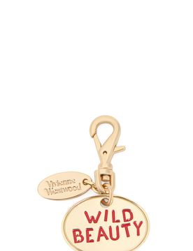 Stylish Dog Charm with 'WILD BEAUTY' Inscription