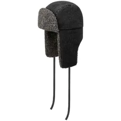 Bomber Denim Garage Aviator Hat by - black - Size: L (58-59 cm)