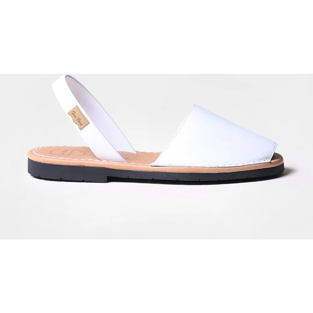 Menorquinas de mujer de piel en tonos lisos - Toni Pons - FashionsVida