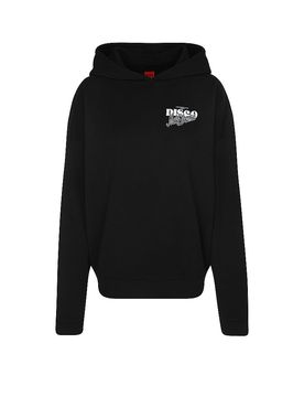 Hugo Kapuzensweater - Sudadera con capucha DALESSANDRA negro L