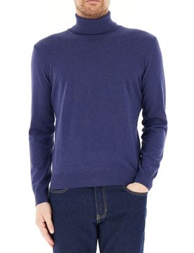 Dolcevita lana cashmere BLU XL