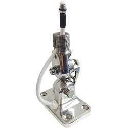 Stainless Steel 4 Way Ratched Mount Support Silver One Size unisex