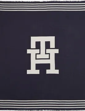 Pañuelo ligero cuadrado con logo - Tommy Hilfiger - FashionsVida