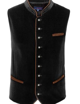 Trachtenweste Ricardo (schwarz, Gr. 50) von Classics für Herren, Oberteile, 100% Baumwolle