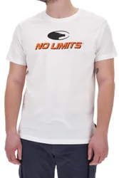 T-shirt Girocollo Bianca con Logo Frontale NO LIMTIS MATS048S24 XXL