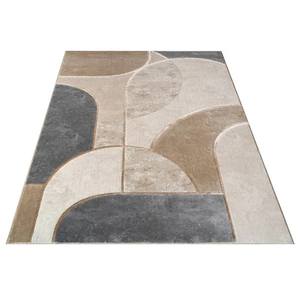 Kurzflor Teppich Tuana 220 Grau - Paco Home - FashionsVida