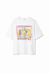 T-shirt en maille fauve WHITE XXL male