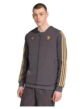 Gilet Manchester United Terrace Icons Utility Black / Semi Night Flash M - Adidas - FashionsVida