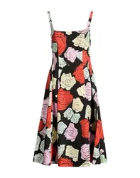 Vestido midi Mujer Negro 38 Mujer