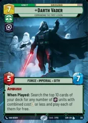 Darth Vader, Commanding the First Legion (Hyperspace Frame Foil)