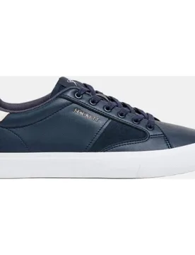 Zapatilla deportiva de hombre Blake Advance de piel con detalles de ante - Hackett - FashionsVida