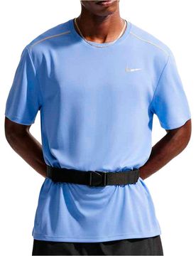 Dri-fit uv miler camiseta técnica manga corta hombre Azul (XL)