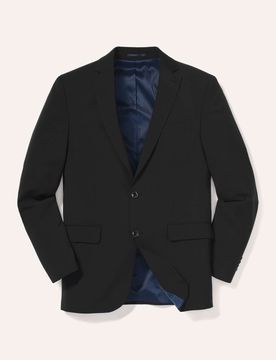 B-DYnamic-Anzug-Sakko, Regular Fit#normale Größen#schlanke Größen#untersetzte Größen, Farbe Schwarz, 50, 100% Schurwolle bi-elastisch Herren