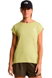 Tanken camiseta montaña manga corta mujer Amarillo (XS)