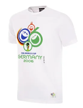 T-Shirt Copa Deutschland WM Emblem 2006 - Blanc - unisex - Size: S