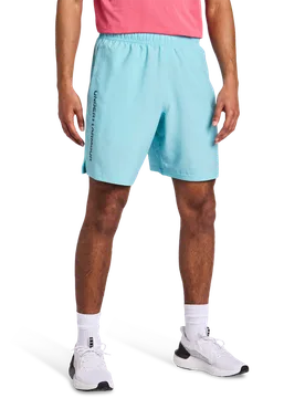 Wordmark Logo Herren Kurze Hosen - Blau - Größe M - Poly Woven Blue M - Under armour - FashionsVida