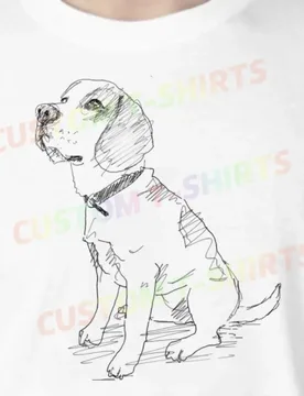 Beagle Fans' comic-style hand-drawn pattern T-shirts for both men and women in summer - Aliexpress - FashionsVida