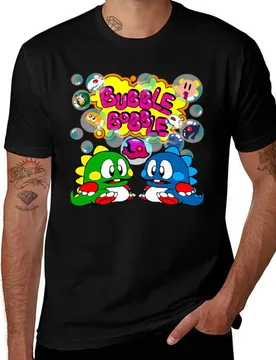 Shirt T-Shirt t man shirt Bubble Bobble t graphic man plain - Aliexpress - FashionsVida