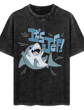 It'S Jeff The Landshark 1 T-Shirt Casual Light Summer Short Sleeve Top - Aliexpress - FashionsVida