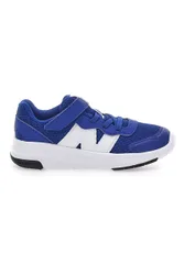 Sneakers Blu con Logo Bianco e Velcro 578 25