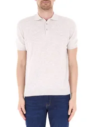Polo misto lino AVORIO XL