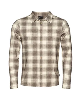 Camisa de escalada para hombre Sebastian 2.0 a cuadros marrón M - Chillaz - FashionsVida