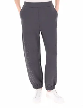 Pantalone con strass CANNA DI FUCILE S - EA7 EMPORIO ARMANI - FashionsVida