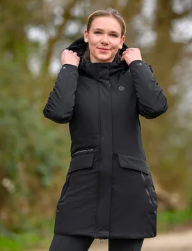 Damen Heizparka COMFORT HEAT schwarz S - E.L.T - FashionsVida